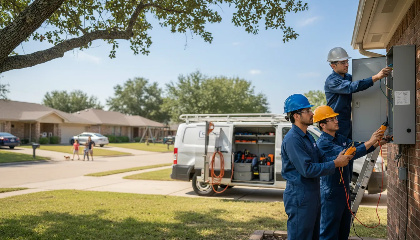 Certified electrician providing emergency electrical services in Penfield, NY
